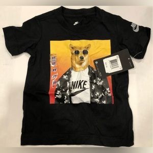 New with tag! NikeTee Youth Boy Doggy T Shirt Top 2T 86-92CM 1-2 YRS